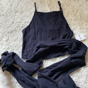 free people beach wrap top